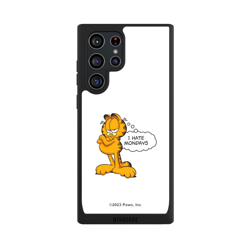 Galaxy S22 Ultra NIVOpure Garfield I Hate Mondays Weiß