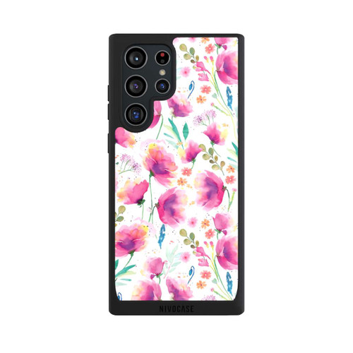 Samsung Galaxy S22 Ultra NIVOpure Coquelicots abstraits aquarelle