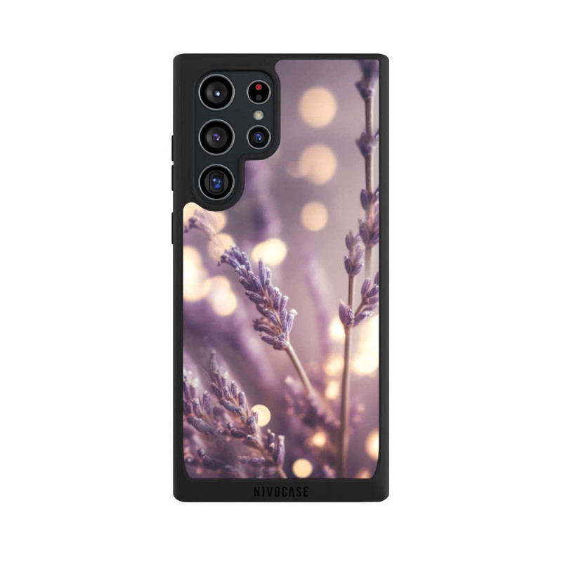 Galaxy S22 Ultra NIVOpure Lavender Close Up with AI