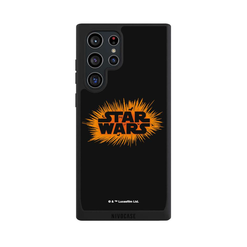 Galaxy S22 Ultra NIVOpure Star Wars Logo Orange Halloween Explosion