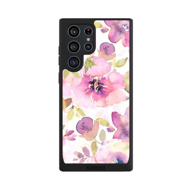 Galaxy S22 Ultra NIVOpure Papier Peint Fleurs Roses