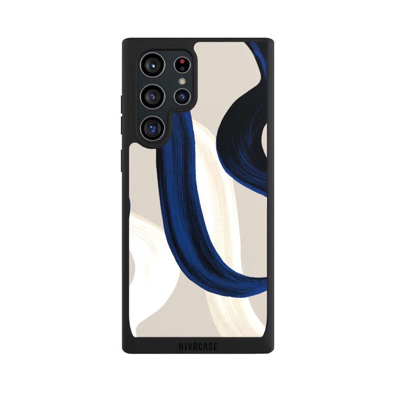 Galaxy S22 Ultra NIVOpure Traits de pinceau abstraits 80