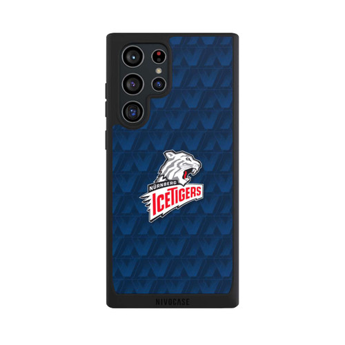 Samsung Galaxy S22 Ultra NIVOpure Nürnberg Ice Tigers Logo Muster