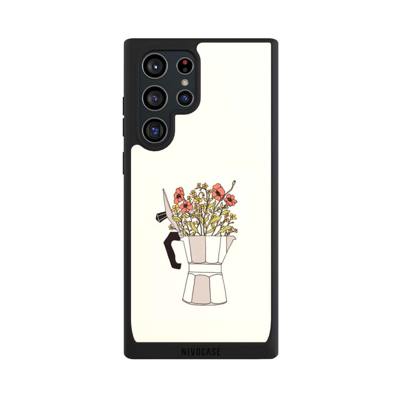Galaxy S22 Ultra NIVOpure Fleurs Moka