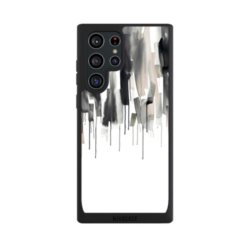 Samsung Galaxy S22 Ultra NIVOpure Watery Stripes Japandi Black