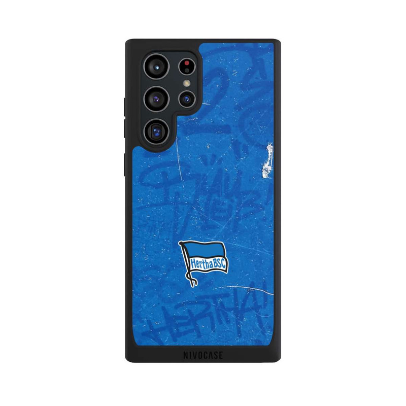 Galaxy S22 Ultra NIVOpure Street Graffiti Blau
