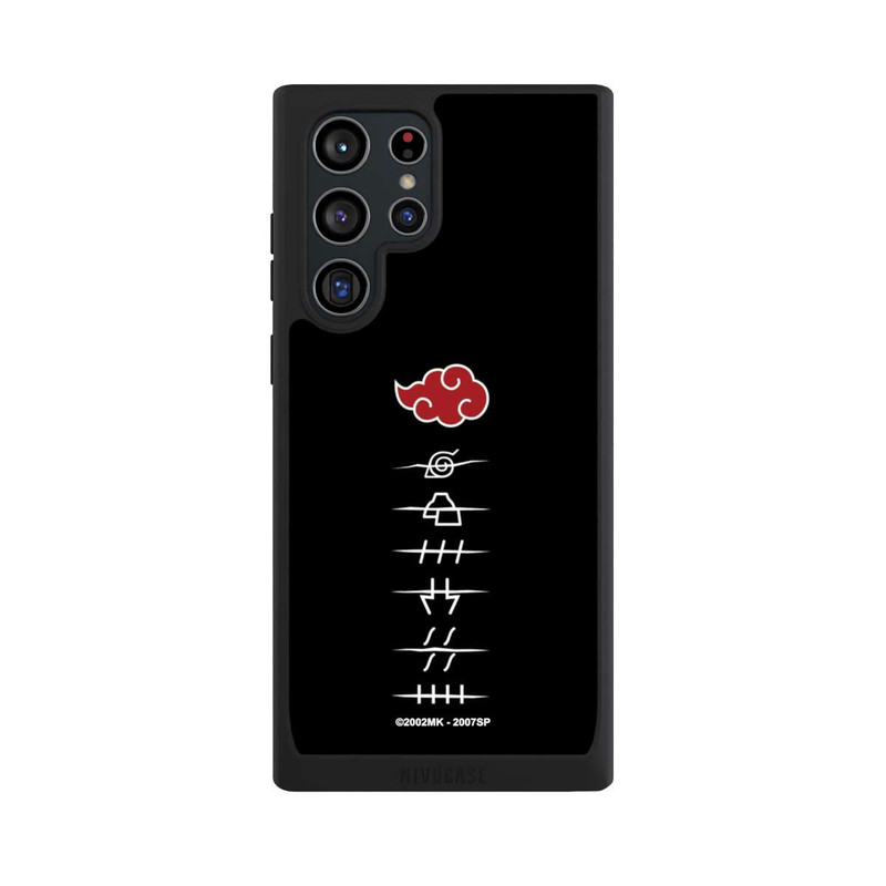Galaxy S22 Ultra NIVOpure Symboles des membres de l'Akatsuki noirs