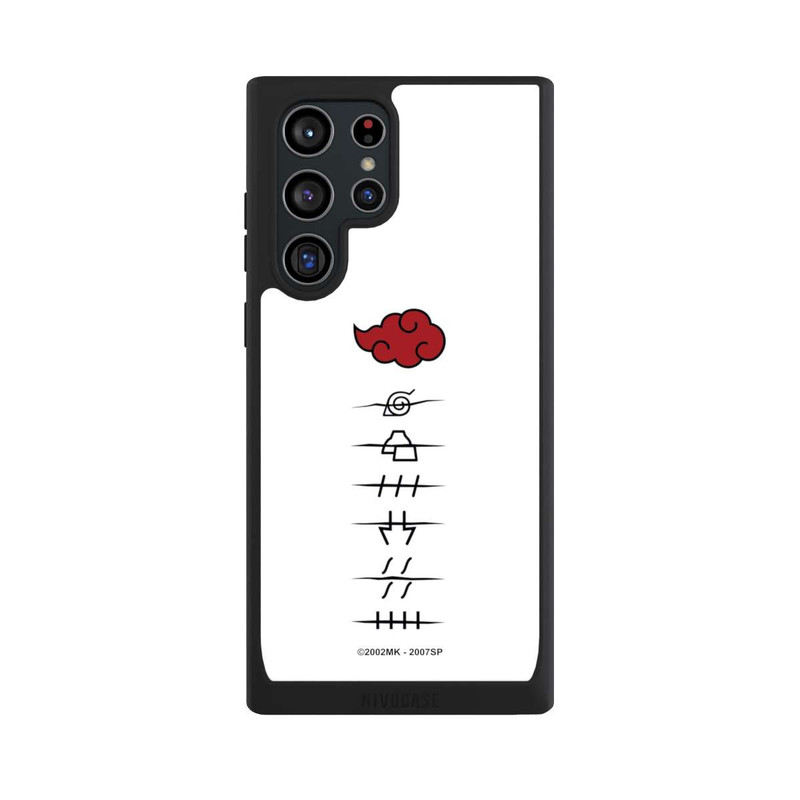 Galaxy S22 Ultra NIVOpure Symboles blancs des membres d'Akatsuki