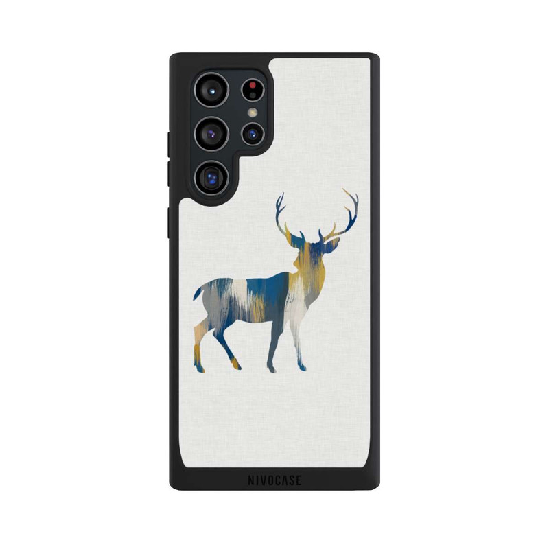 Galaxy S22 Ultra NIVOpure Cerf bleu et jaune