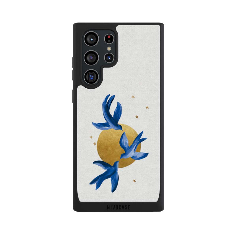 Galaxy S22 Ultra NIVOpure Oiseaux bleus