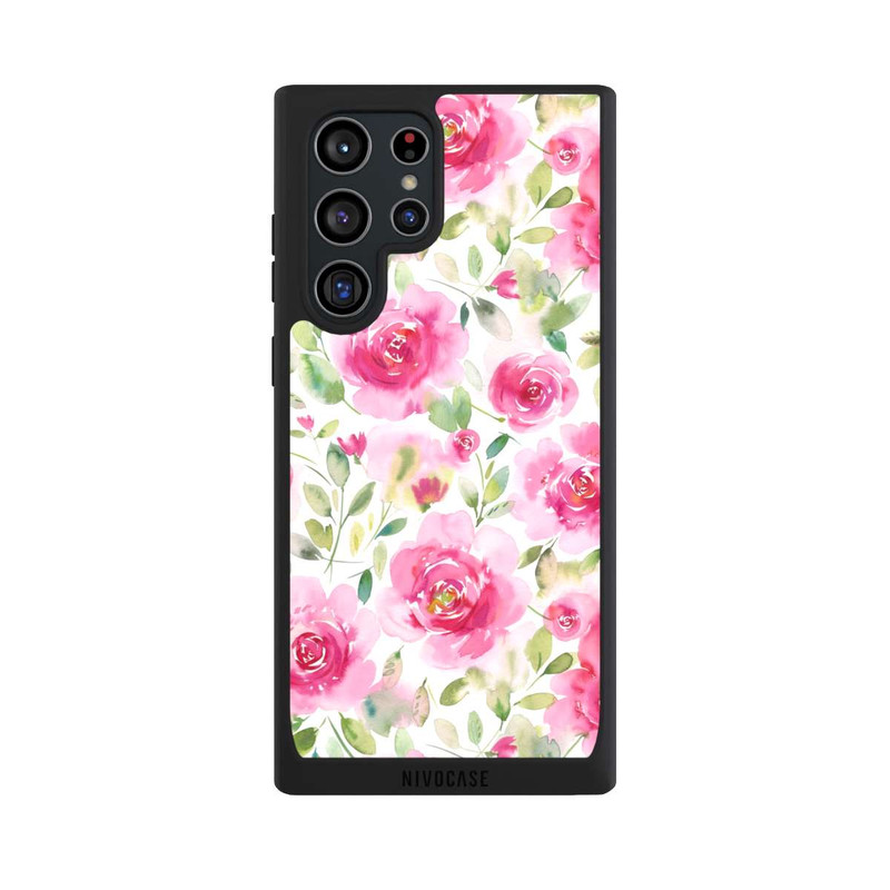Galaxy S22 Ultra NIVOpure Aquarelle de roses fraîches