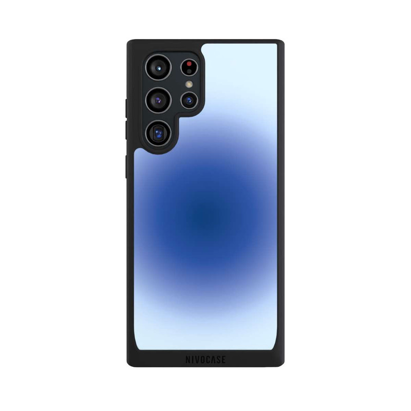 Galaxy S22 Ultra NIVOpure Aura bleu cercle
