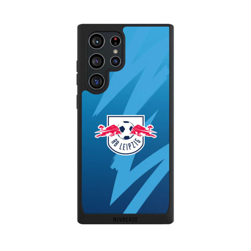 Samsung Galaxy S22 Ultra NIVOpure RB Leipzig Pattern Blau
