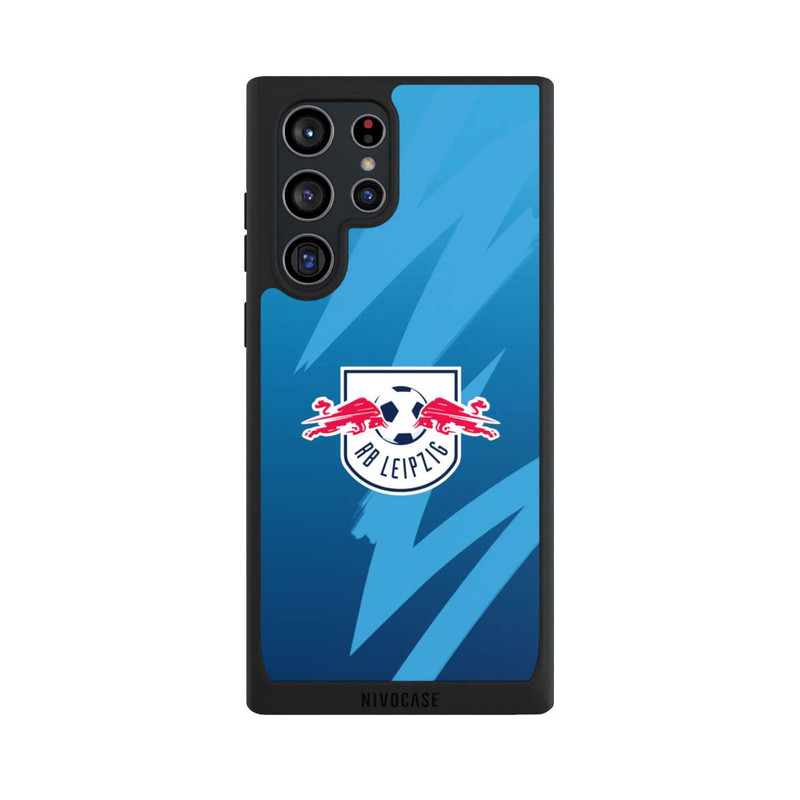 Galaxy S22 Ultra NIVOpure RB Leipzig Pattern Blau