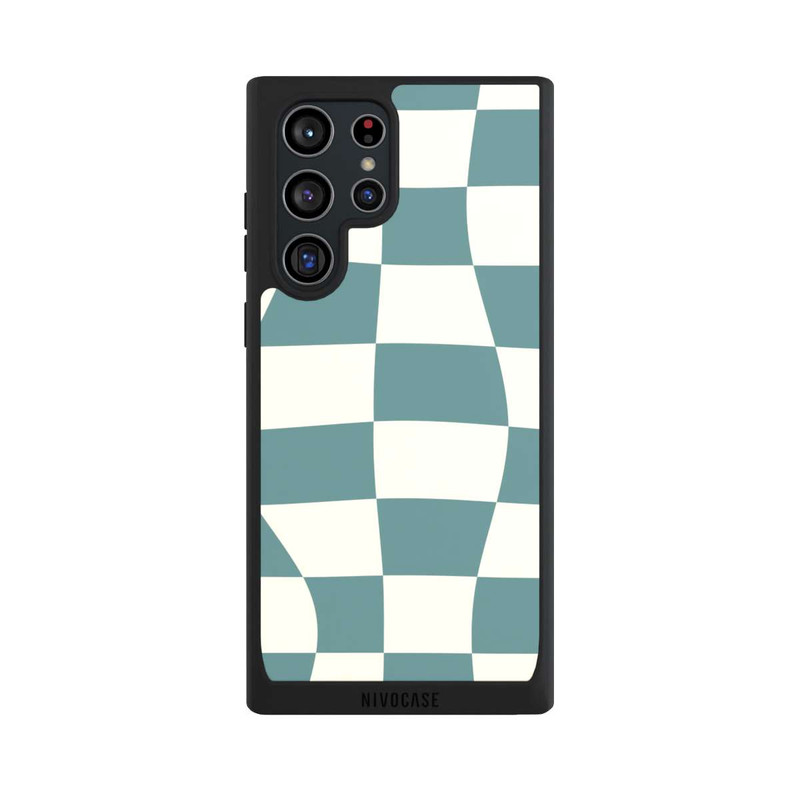 Galaxy S22 Ultra NIVOpure Petrol checkerboard