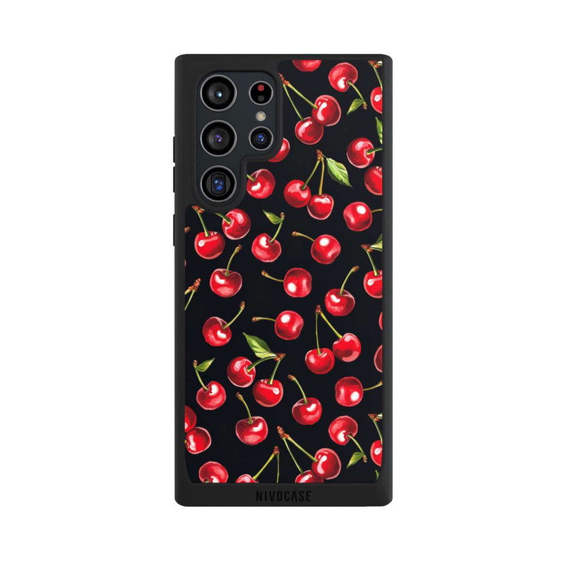 Galaxy S22 Ultra NIVOpure Kirschmuster Schwarz mit KI