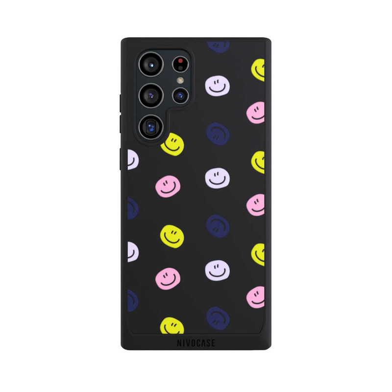 Galaxy S22 Ultra NIVOpure Smile Pattern Pink