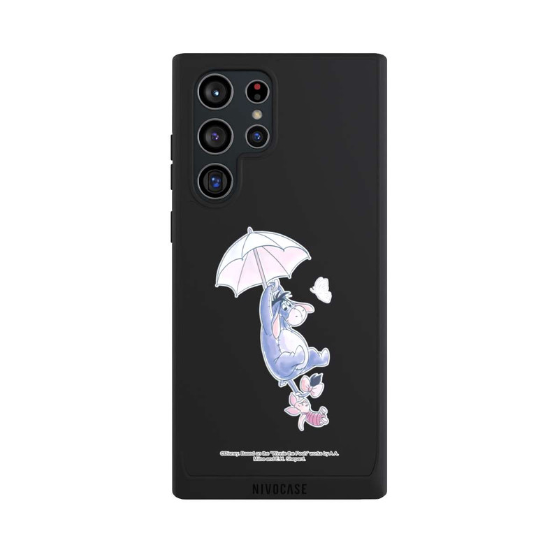 Galaxy S22 Ultra NIVOpure Winnie Pooh Eeyeore Find Happiness Transparent
