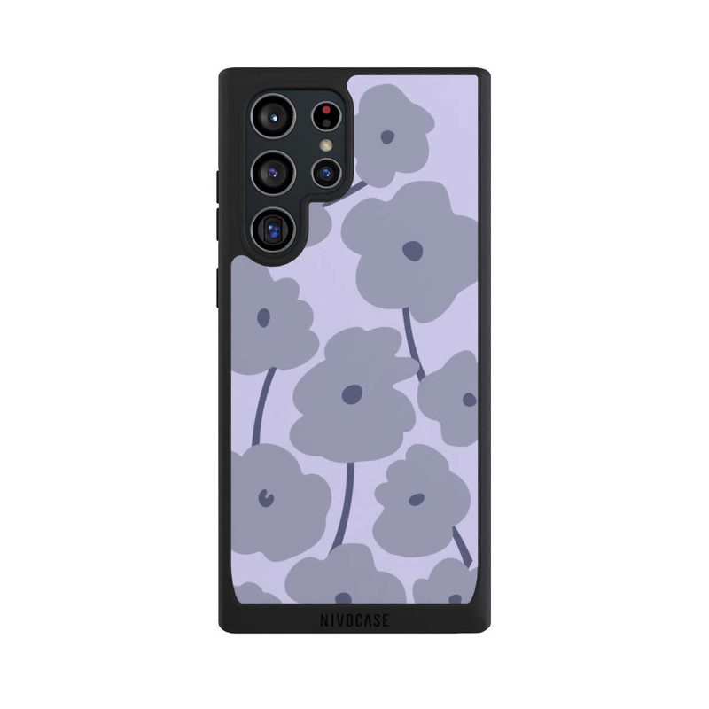Galaxy S22 Ultra NIVOpure Minimalistic Flowers Lilac