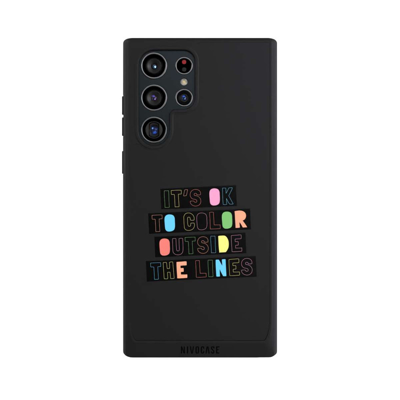 Galaxy S22 Ultra NIVOpure Color Outside The Line Transparent