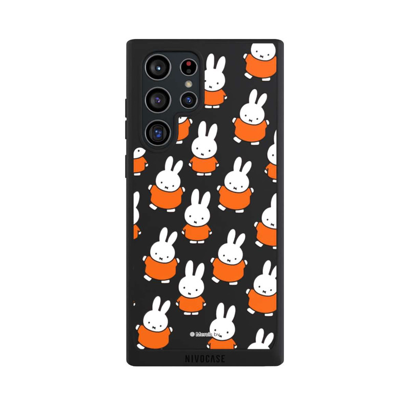 Galaxy S22 Ultra NIVOpure Miffy Pattern Dancing Transparent