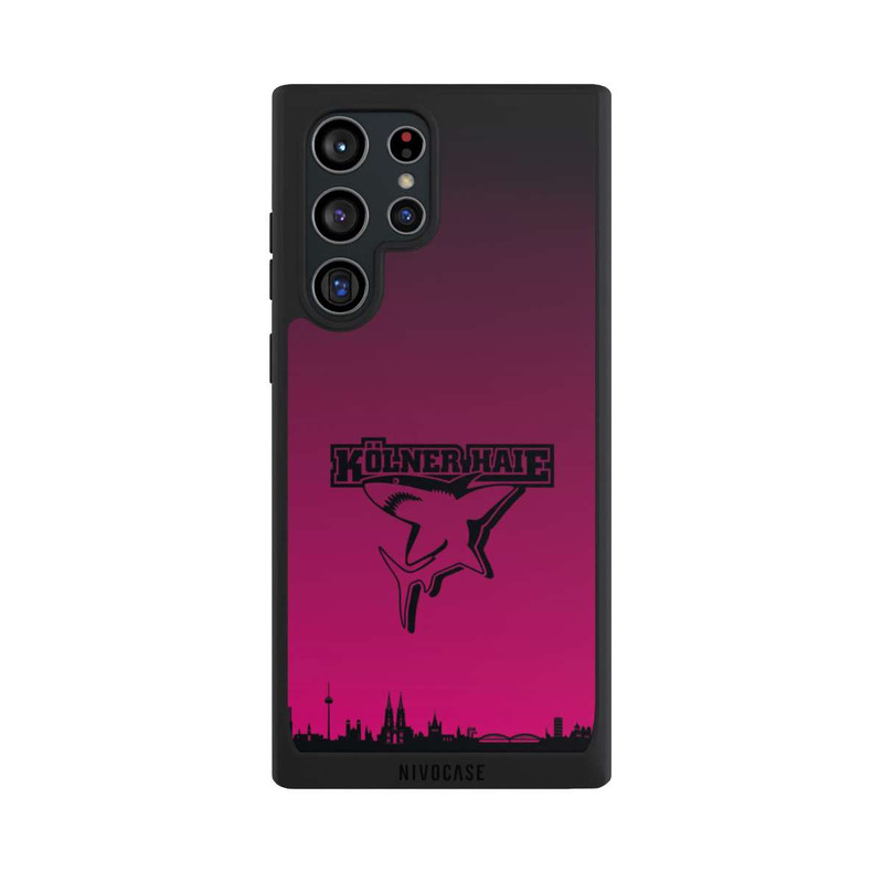 Galaxy S22 Ultra NIVOpure Kölner Haie Skyline Pink