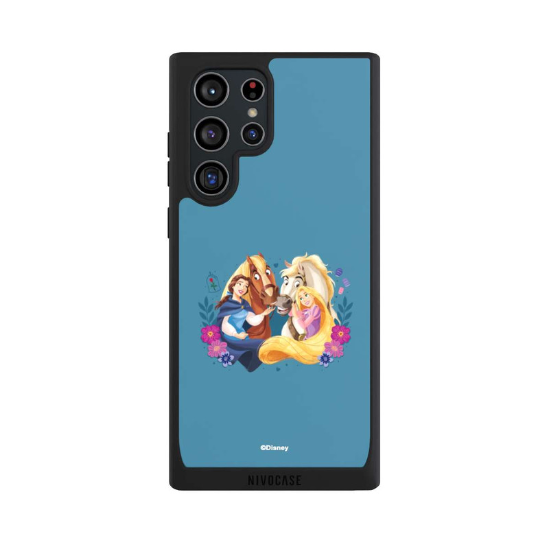 Galaxy S22 Ultra NIVOpure Disney Prinzessinnen Belle and Rapunzel mit Pferden