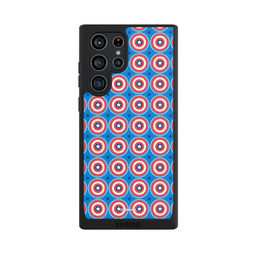 Samsung Galaxy S22 Ultra NIVOpure Captain American Shield Pattern