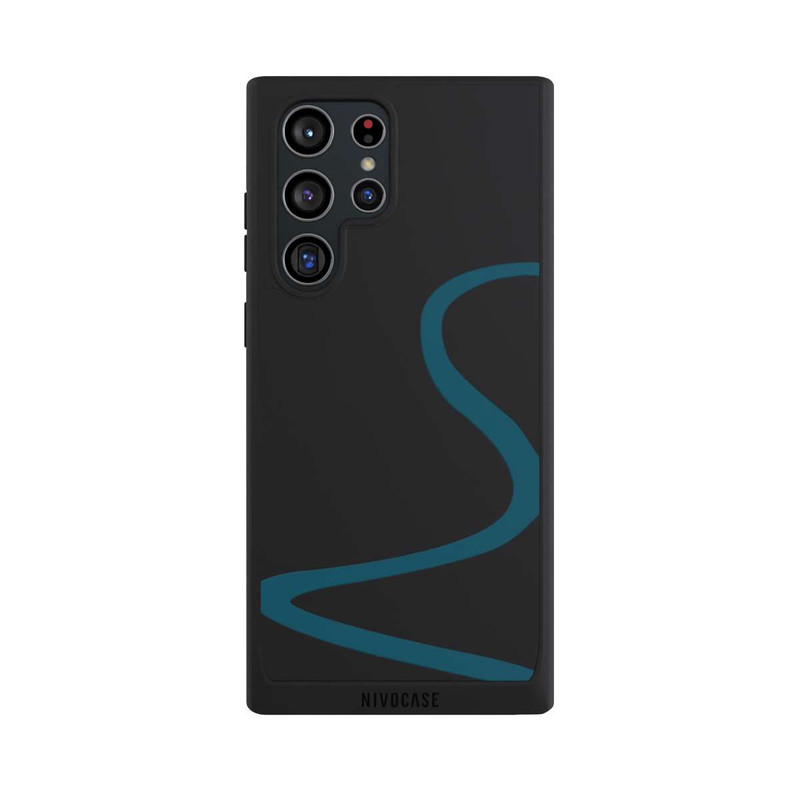 Galaxy S22 Ultra NIVOpure Blue Line Transparent