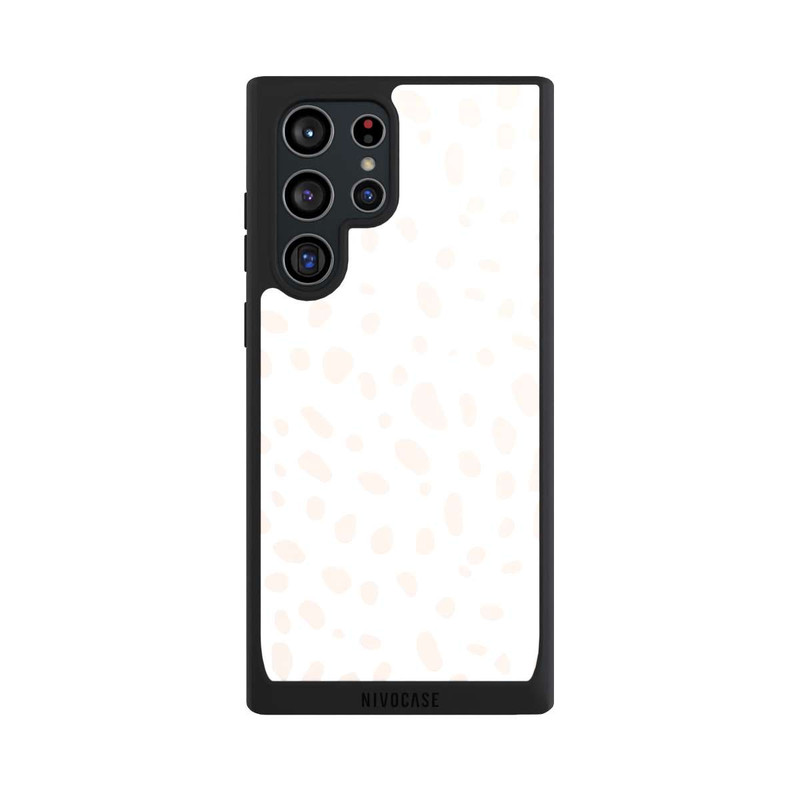Galaxy S22 Ultra NIVOpure Motif Tigre Beige Blanc