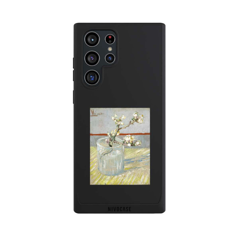 Galaxy S22 Ultra NIVOpure Blossoming Almond Branch in a Glass by Vincent van Gogh