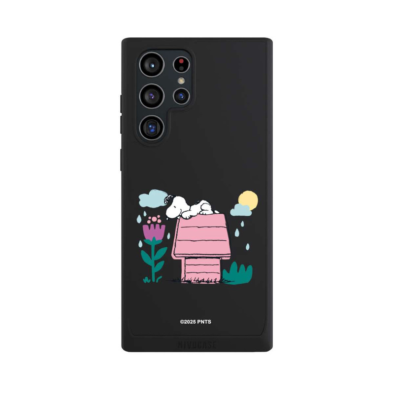 Galaxy S22 Ultra NIVOpure Snoopy Hundehütte Frühling transparent