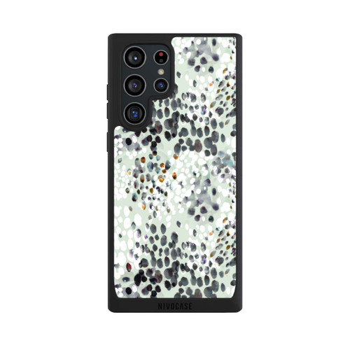 Samsung Galaxy S22 Ultra NIVOpure Modern Splash Pattern on Green