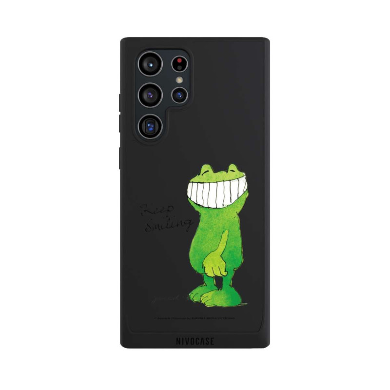 Galaxy S22 Ultra NIVOpure Frosch Keep Smiling Transparent