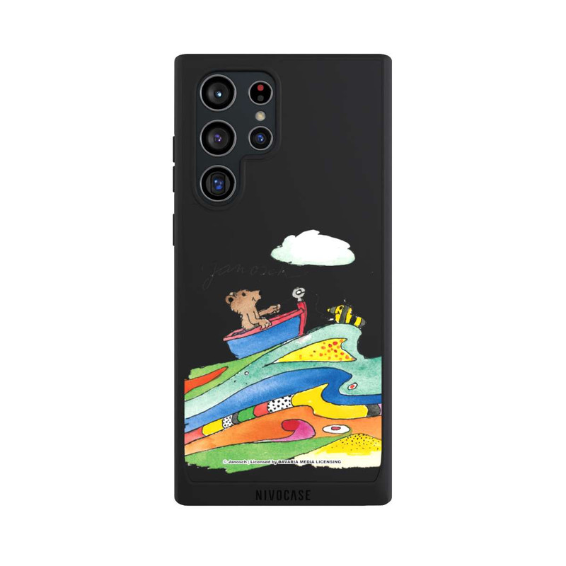 Galaxy S22 Ultra NIVOpure Bär und Tigerente Boot Transparent