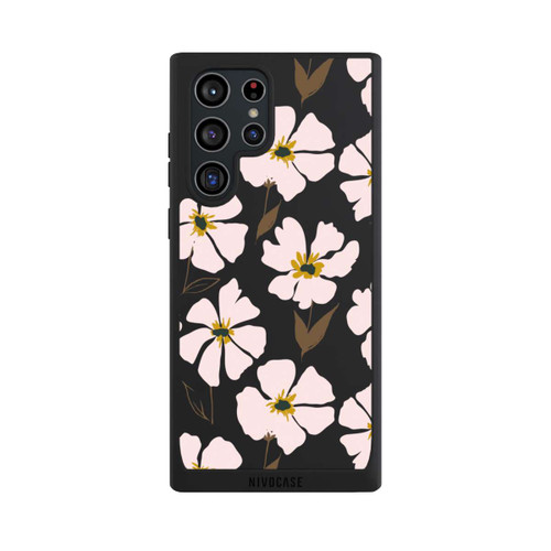 Samsung Galaxy S22 Ultra NIVOpure Simple Pastell Flowers Rose Transparent