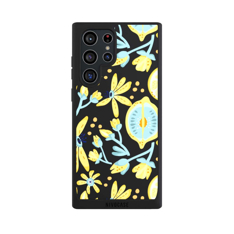 Galaxy S22 Ultra NIVOpure Lemon Summer Pattern Transparent Yellow