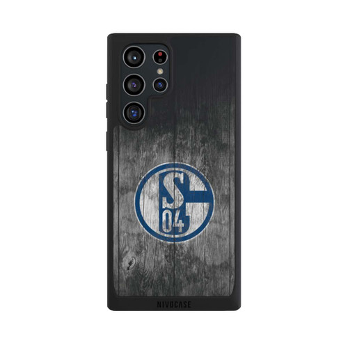 Samsung Galaxy S22 Ultra NIVOpure Schalke 04 Holz Look