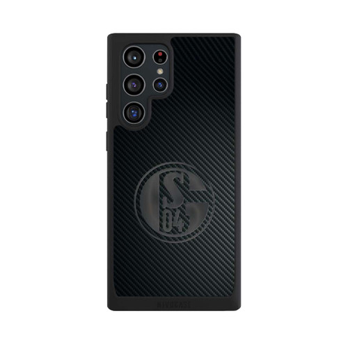 Samsung Galaxy S22 Ultra NIVOpure Schalke 04 Carbon Look