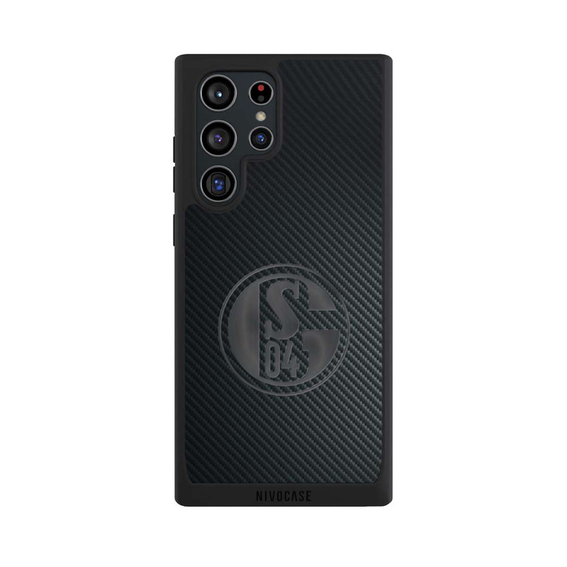 Galaxy S22 Ultra NIVOpure Schalke 04 Carbon Look
