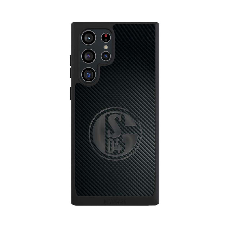 Galaxy S22 Ultra NIVOpure Schalke 04 Carbon Look