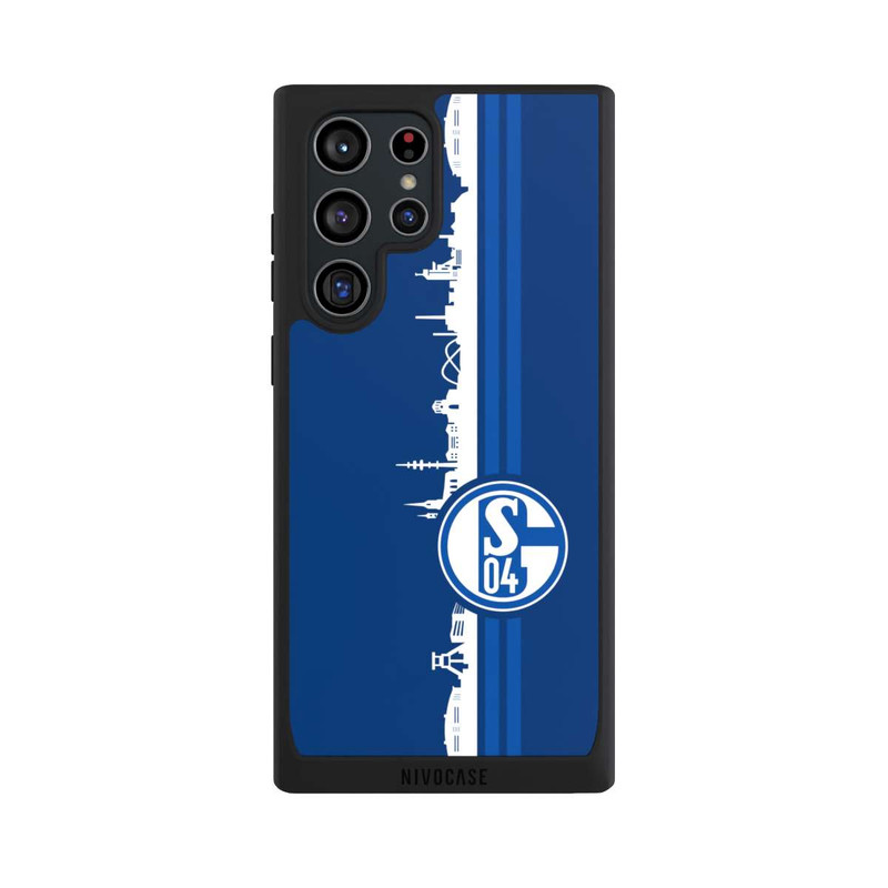Galaxy S22 Ultra NIVOpure Schalke 04 Skyline Blau
