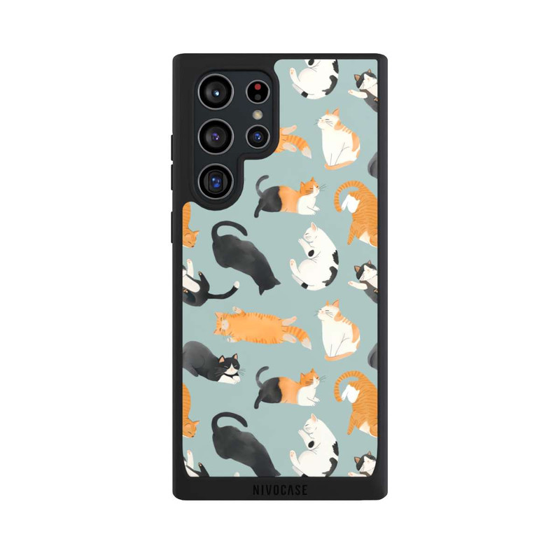 Galaxy S22 Ultra NIVOpure Cats Pattern