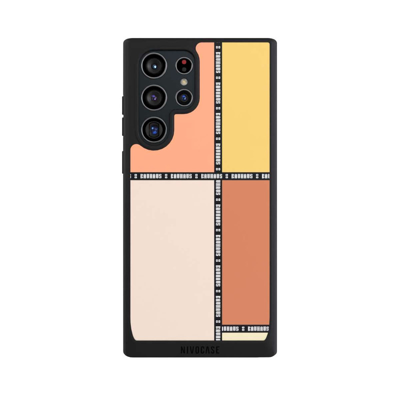 Galaxy S22 Ultra NIVOpure Bauhaus Squares-Pastel