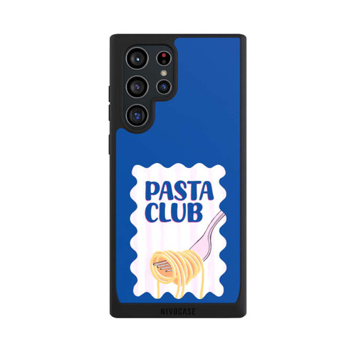 Samsung Galaxy S22 Ultra NIVOpure Pasta Club in Blue and Pink