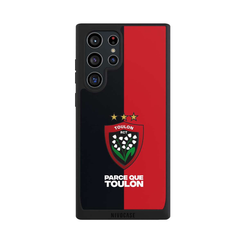 Galaxy S22 Ultra NIVOpure RCT Logo Rouge Noir