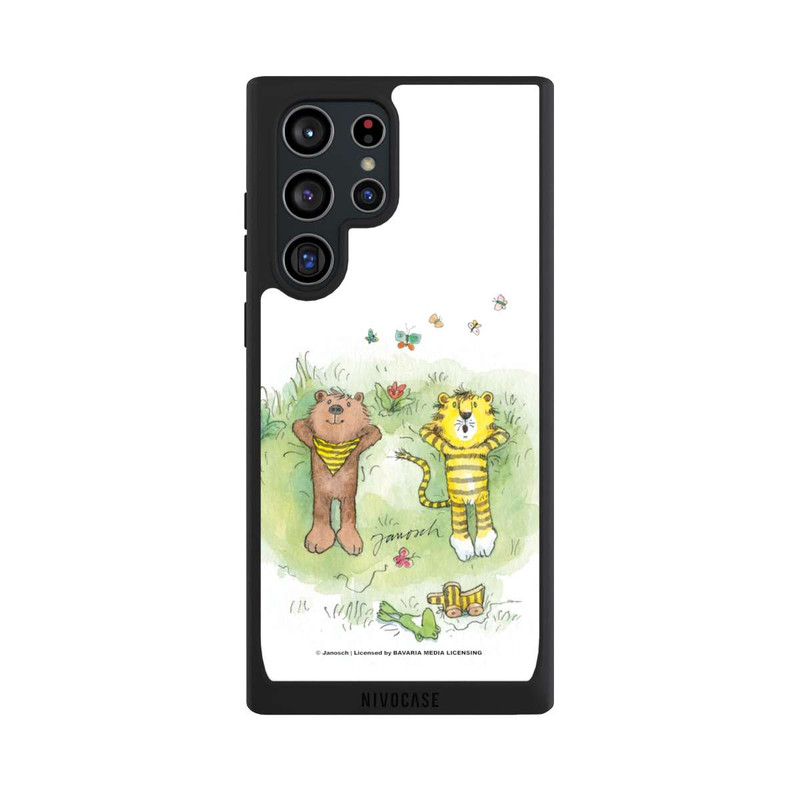 Galaxy S22 Ultra NIVOpure Bär und Tiger Blumenwiese