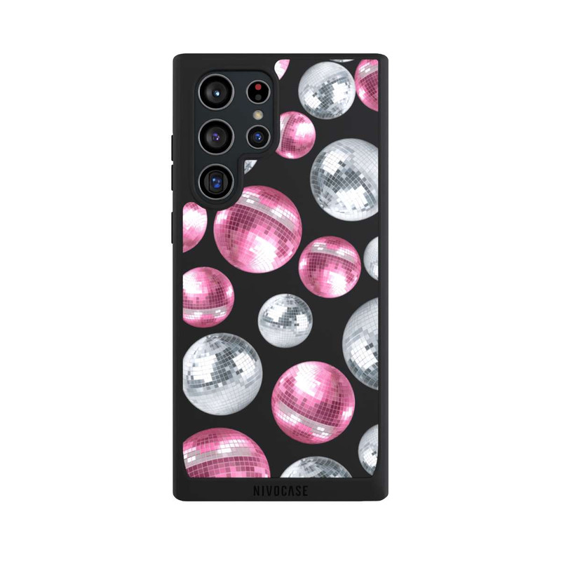 Galaxy S22 Ultra NIVOpure Discokugel Show Pink Transparent