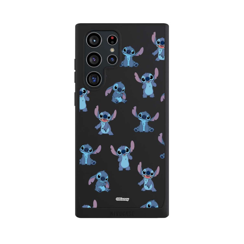 Galaxy S22 Ultra NIVOpure Stitch Faces Pattern Transparent
