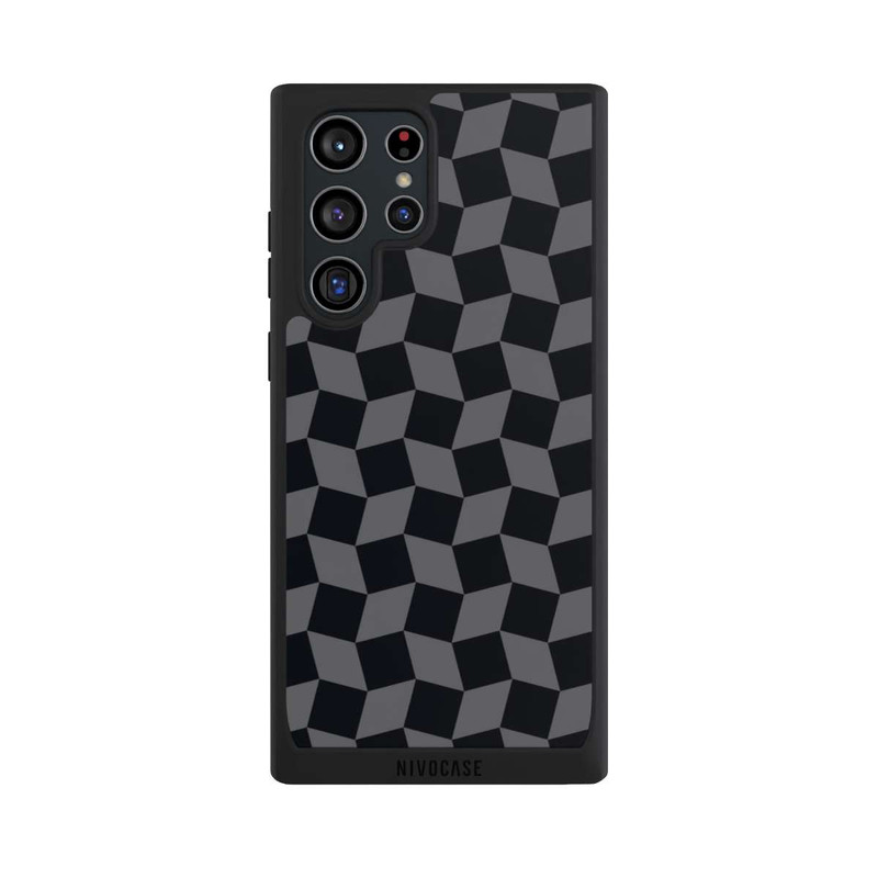 Galaxy S22 Ultra NIVOpure 3D Würfel-Muster Effektt